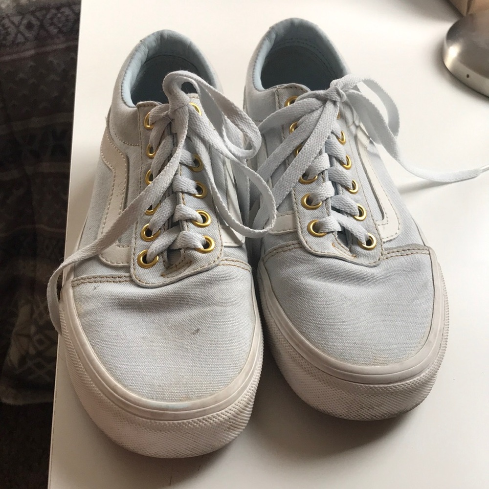 Baby blue vans